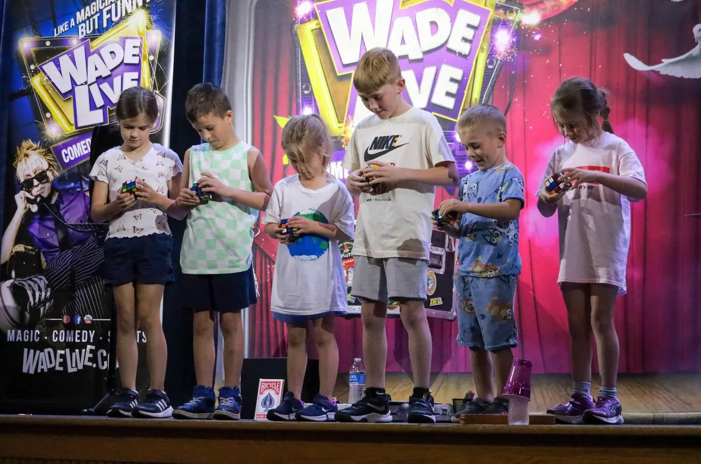 Wade Live performing live on stage