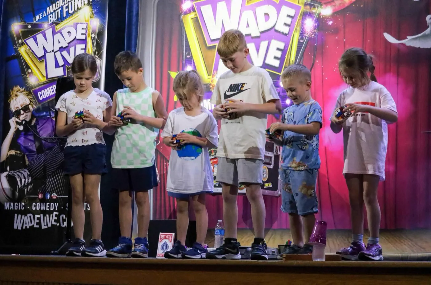 Wade Live performing live on stage